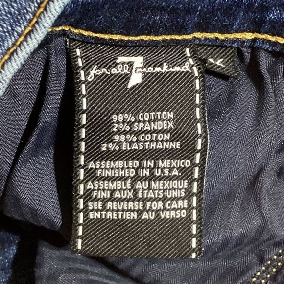 7 For All Mankind Distresssed The Ankle Skinny Jeans - Picture 7 of 13